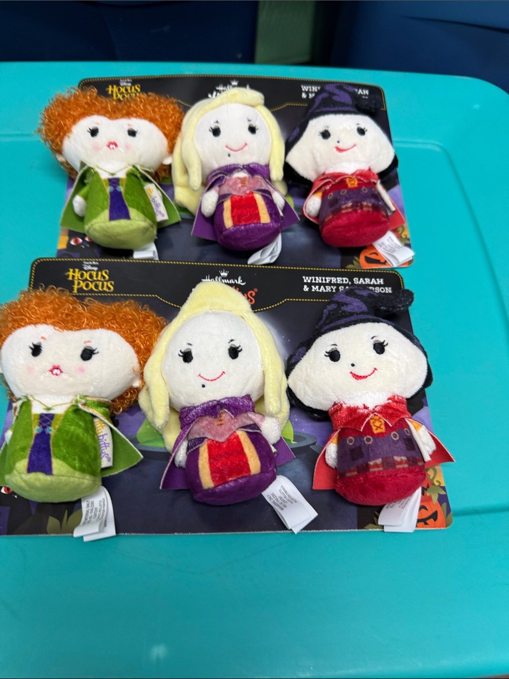 Hallmark Hocus Pocus Plush Trio - Green, Purple & Red
